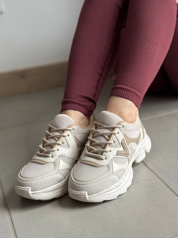 TENIS BALANCE BEIGE